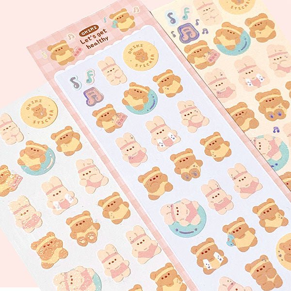 let's get healthy sticker - OUR K - POP