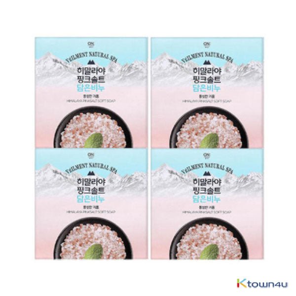 On the body Himalayan Pink Salt Soap 90g*4EA - OUR K - POP