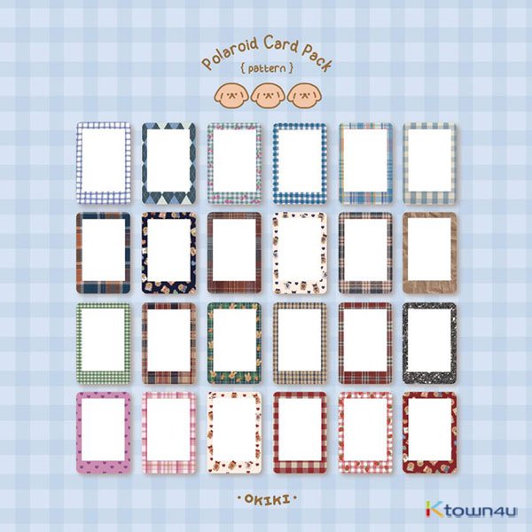 Polaroid Card Pack_pattern - OUR K - POP