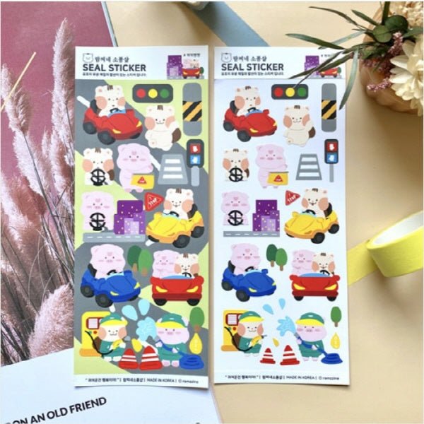 Ramzzine beep beep seal sticker - OUR K - POP