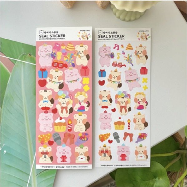 Ramzzine HBD seal sticker - OUR K - POP