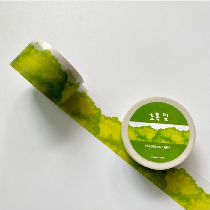 Ramzzine leaves masking tape 25mm - OUR K - POP