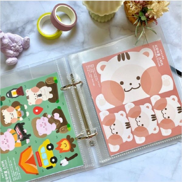 Ramzzine seal sticker M - 1 REFILL(double sided) 10EA - OUR K - POP