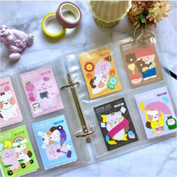 Ramzzine seal sticker M - 4 REFILL(double sided) 10EA - OUR K - POP