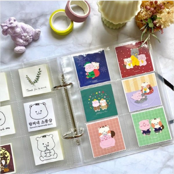Ramzzine seal sticker M - 6 REFILL(double sided) 10EA - OUR K - POP
