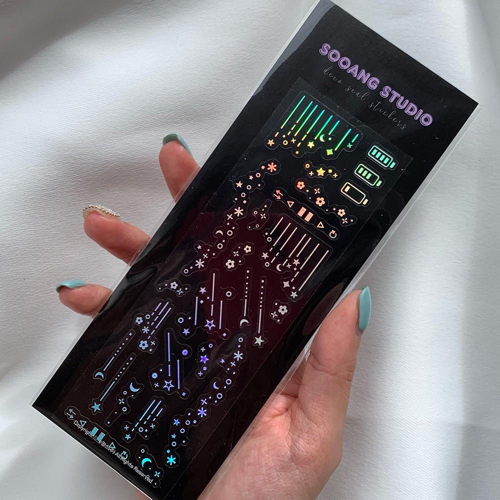 retro parts sticker - OUR K - POP