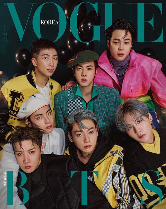 BTS X LV BY VOGUE & GQ MAGAZINE 2022 JANUARY ISSUE BTS SPECIAL EDITION
