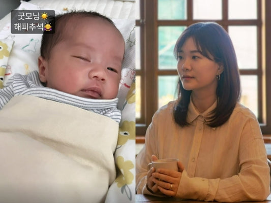 Kim Seung-hyun's wife, Jang Jeong-yoon, shares adorable moments from their daughter's life as they celebrate Chuseok.