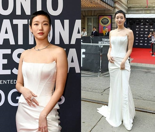 Kim Go-eun Stuns in Elegant White Dress at TIFF 2023, Unveiling a Bold New Look