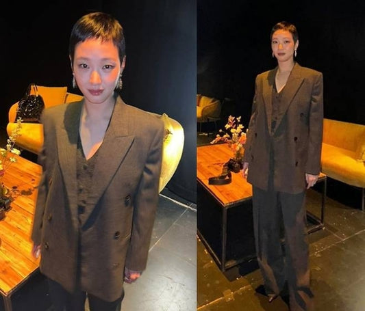 Kim Go-eun Stuns with Bold Short Hair and Chic Suit, Sparkling Interest Ahead of Film Release