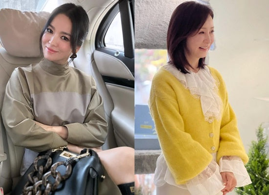 Song Hye-kyo Shows Appreciation for Senior Actress Jeon In-hwa's Thoughtful Gift as She Prepares for Upcoming Film Release