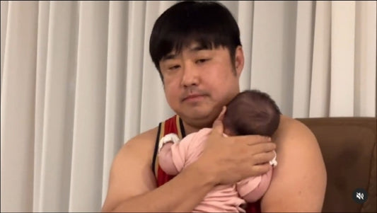 Comedian Kang Jae-jun's late-night cravings interrupted by son, revealing the hilarious struggles of new parenthood.