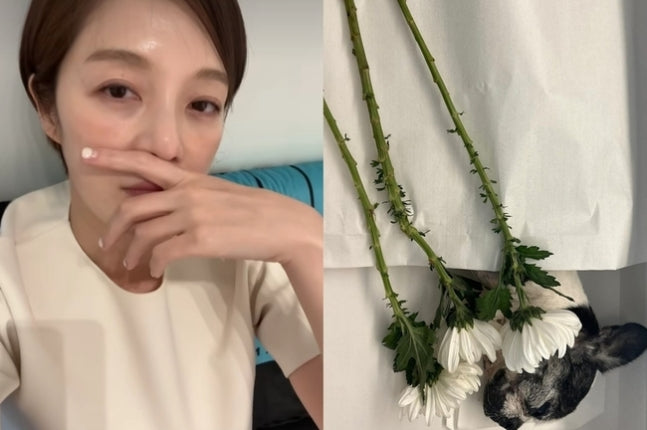 Actress Hwang Bo-ra mourns the loss of her beloved dog Pingoo, reflecting on their journey together and the heartache of saying goodbye.