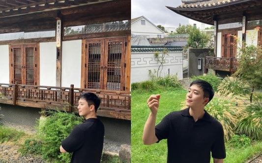 Go Woo-rim Sends Heartwarming Chuseok Greetings with Charming Photos from Hanok Cafe