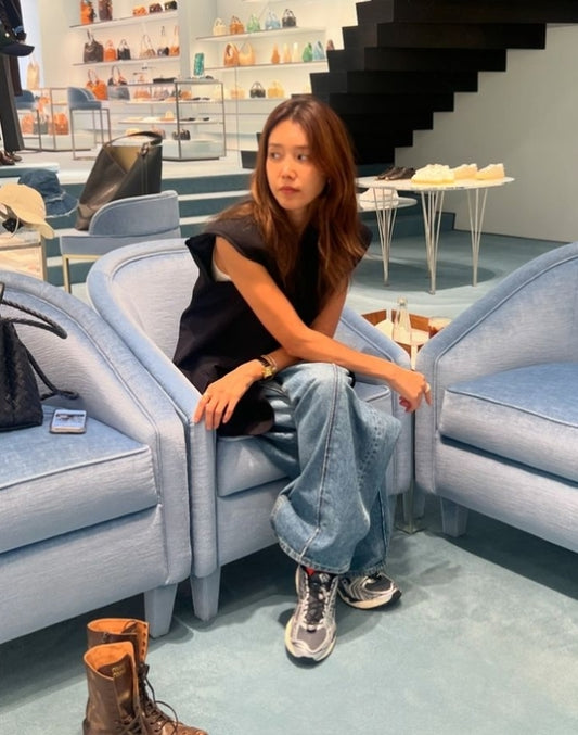 Chae Jeong-an Stuns Fans with Stylish Outfit at Luxury Brand Store in Latest Social Media Post