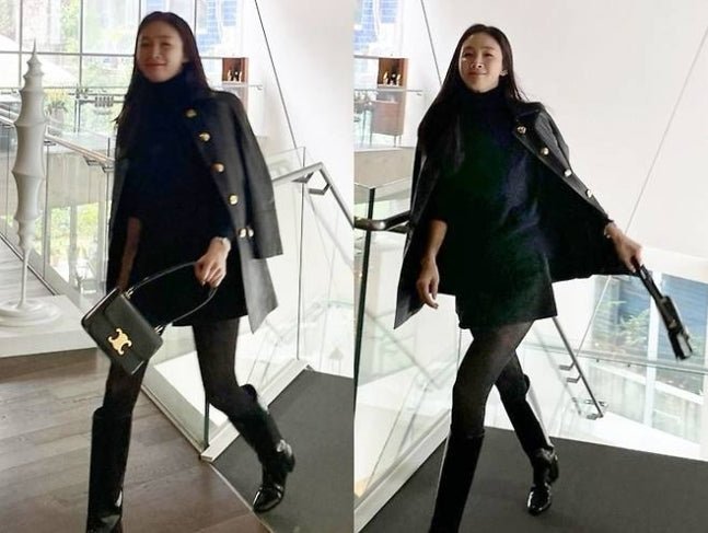 Choi Ji Woo Stuns in Slender Black Mini Dress as She Prepares for Upcoming Drama Black Pean Season 2 - OUR K-POP