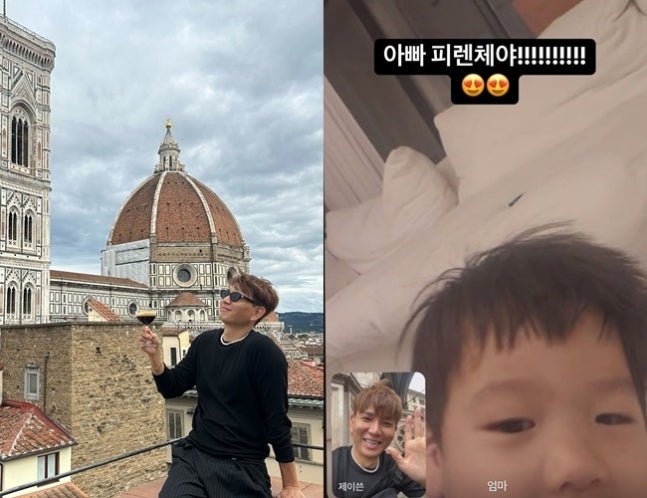 Jayseon Enjoys Solo Adventure in Italy, Captures Joyful Moments in Florence - OUR K-POP