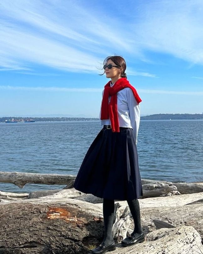 Korean Star Han Ji-hye Radiates Beauty on Family Trip to Seattle - OUR K-POP