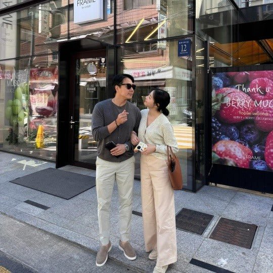 Lee Eun-joo shares joyful moments with husband Andy, showcasing their still honeymoon-like life together. - OUR K-POP