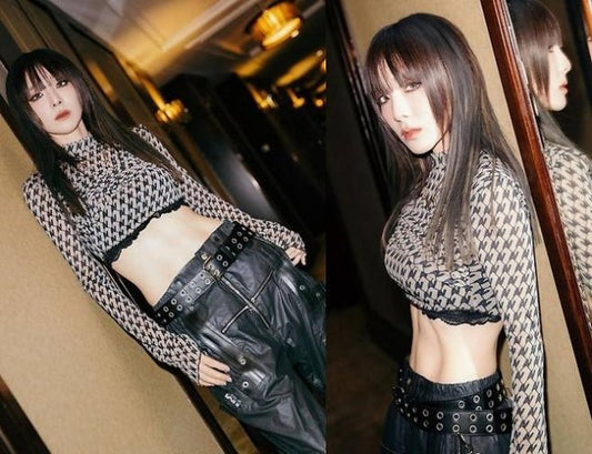 Sandara Park Shows Off Stunning Abs and Chic Style Ahead of 2NE1's 15th Anniversary Concert - OUR K-POP