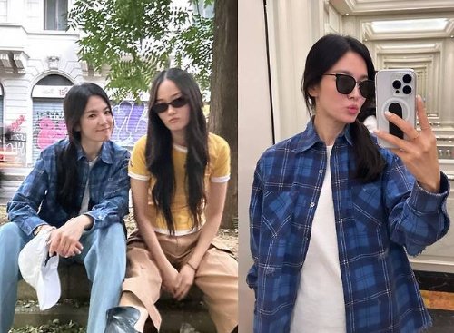 Song Hye-kyo and Model Shin Hyun-ji Dazzle in Contrasting Travel Looks in Italy - OUR K-POP