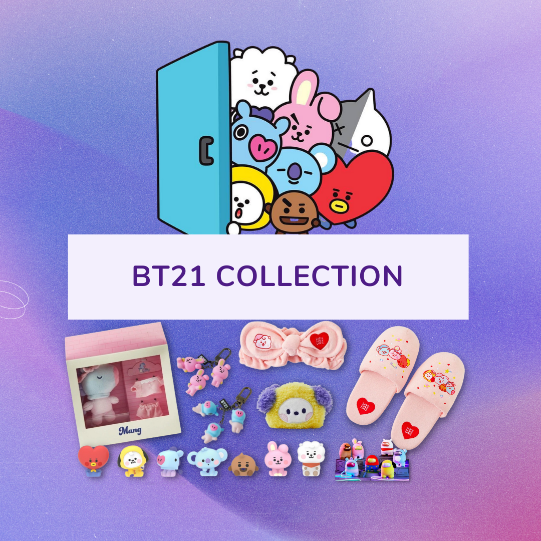 BT21 Cute Moon Doll Keychain - BTS Official Merch