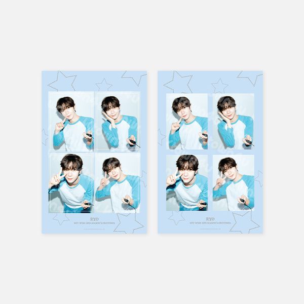 [2/12~ delivery] NCT WISH - [2025 SM ARTIST SEASON'S GREETINGS MD] 4 CUT PHOTO SET