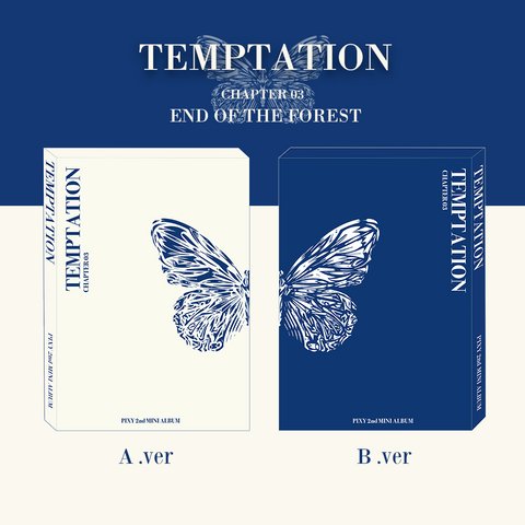 [2CD SET] PIXY - Mini Album Vol.2 [TEMPTATION] (A Ver. + B Ver.) - OUR K - POP