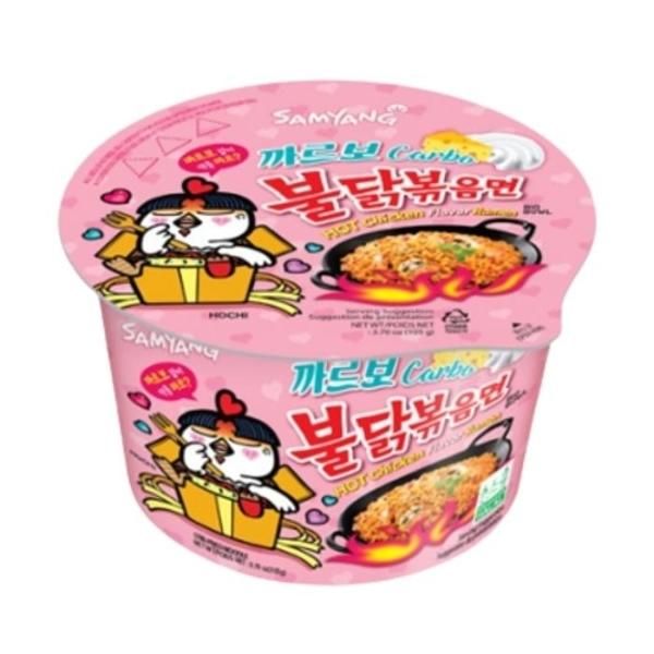 [Samyang] Carbo Buldak fire noodle Stir-fried Noodles Large Cup 105g