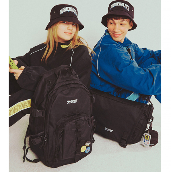 ★Event!★ BA X Union Grid Backpack [Black]