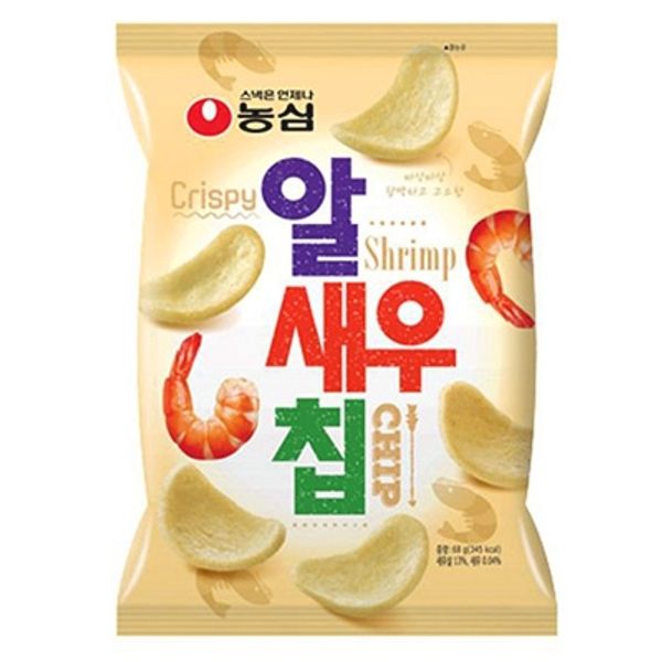 [NONGSHIM] - Shrimp Chips 68g