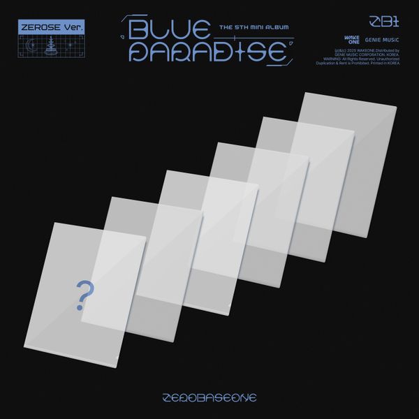 [6CD SET] ZEROBASEONE - 5th Mini Album [BLUE PARADISE] (ZEROSE Ver.) - OUR K - POP