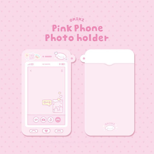 [OKIKI] Pink phone holder