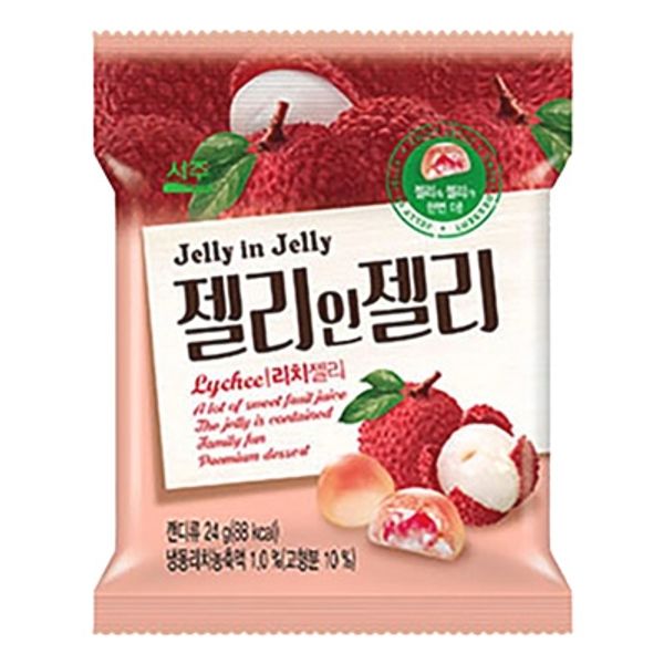 [SEOJU] - Jelly in Jelly Lychee 24g