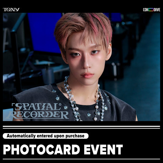 [PRE-ORDER PHOTOCARD EVENT] TONY - SPATIAL RECORDER 1ST EP ALBUM PHOTOBOOK VER