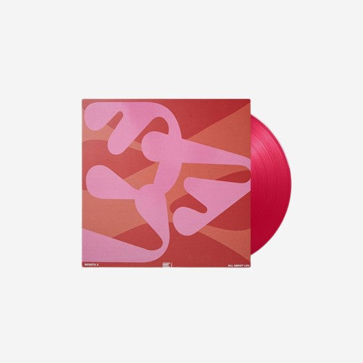 Monsta X 1st English Album All About Luv LP Magenta