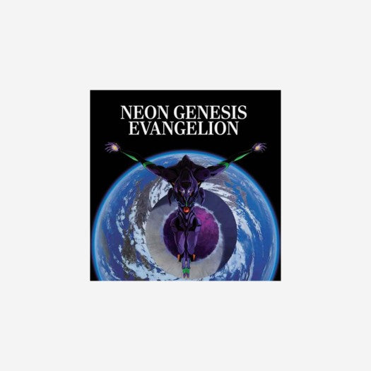 Neon Genesis Evangeion OST by Sagisu Shiro Clear Black Blue Color (2LP)