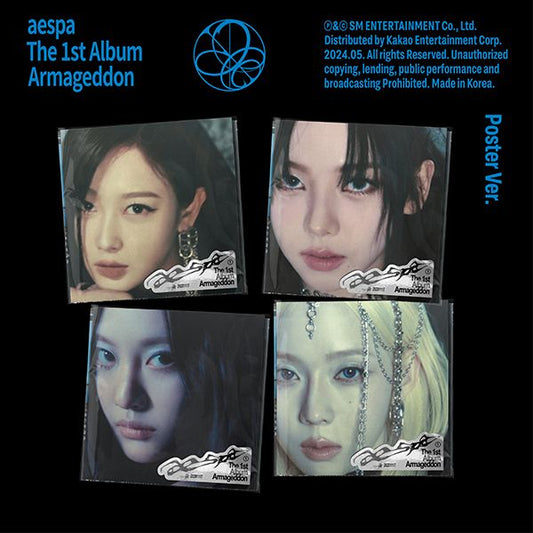 aespa - The 1st Album [Armageddon] (Poster Ver.) (Random Ver.) - OUR K - POP