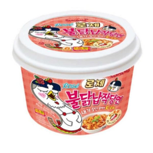 [Samyang] Rose Buldak fire noodle Flat Noodles 169.4g