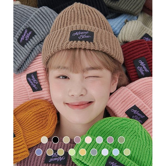 Almostblue Short Beanie [17colors] - OUR K - POP