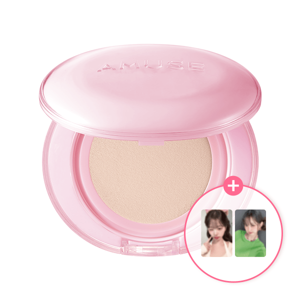 [AMUSE] DEW POWER VEGAN CUSHION 1.5 NATURAL - OUR K - POP