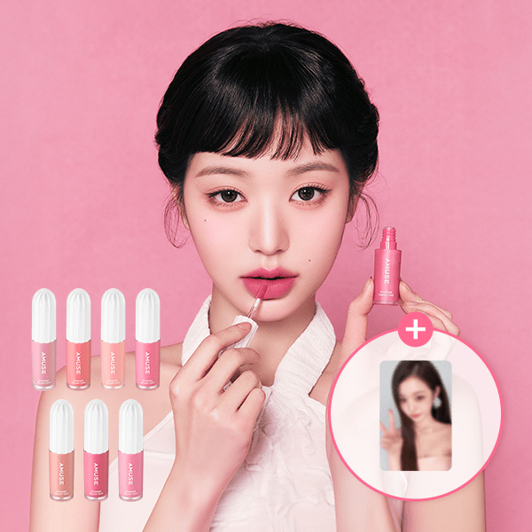 [AMUSE] POWDER VELVET TINT 01 RARE PEACH [25] - OUR K - POP