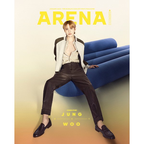 ARENA HOMME+ 2024.01 C Type (Cover : JUNGWOO / Content : JUNGWOO 16p, SISTAR19 10p) - OUR K - POP