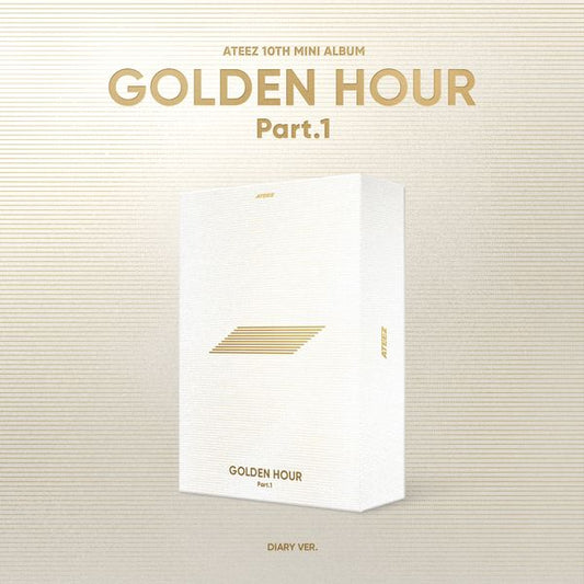 ATEEZ - 10th Mini Album [GOLDEN HOUR : Part.1] (DIARY Ver.) - OUR K - POP