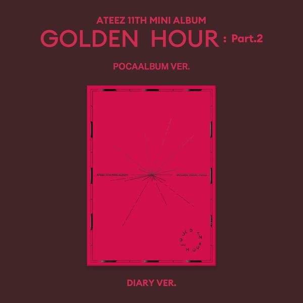 ATEEZ - 11th Mini Album [GOLDEN HOUR : Part.2] (POCAALBUM) (Diary Ver.) - OUR K - POP