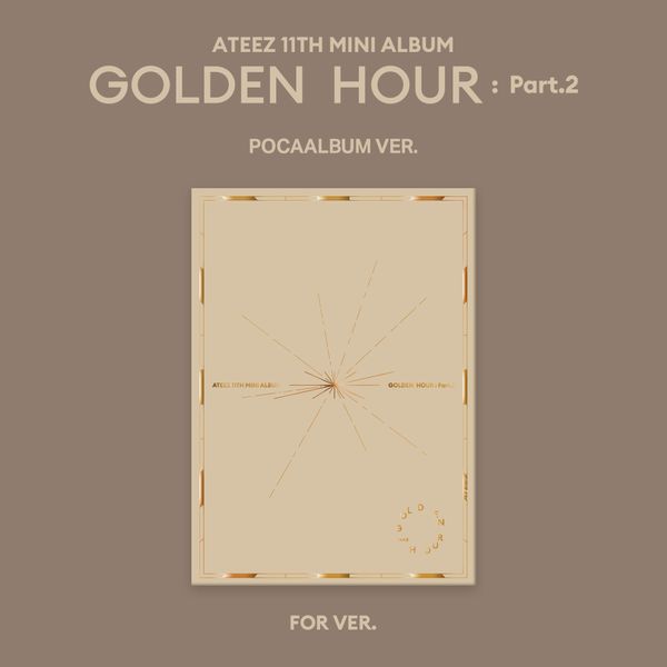 ATEEZ - 11th Mini Album [GOLDEN HOUR : Part.2] (POCAALBUM) (For Ver.) - OUR K - POP