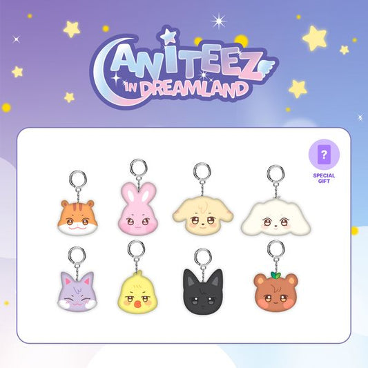 ATEEZ - [ANITEEZ IN DREAMLAND] Mini face keyring - OUR K - POP