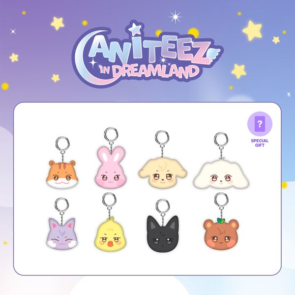 ATEEZ - [ANITEEZ IN DREAMLAND] Mini face keyring - OUR K - POP