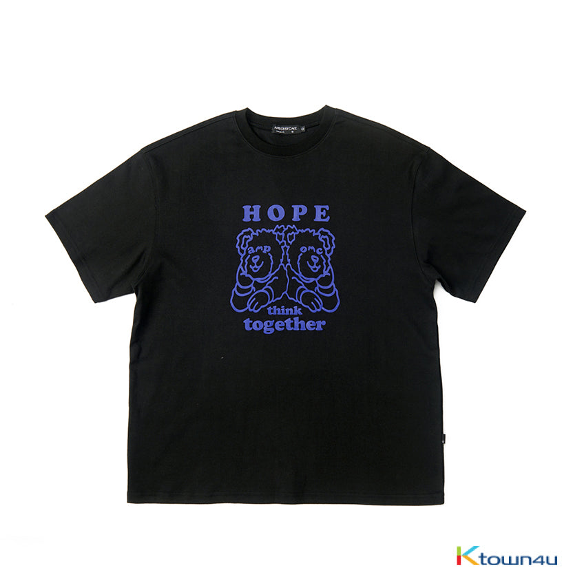 사이트판매전[APIECEOFCAKE] HTT 1/2 T-shirts_Black(M)