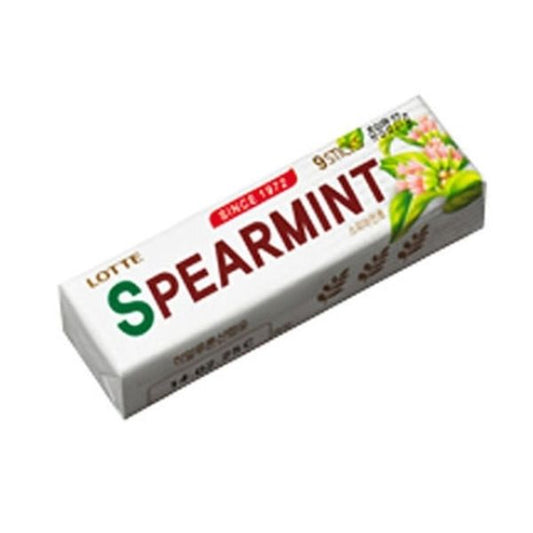 [Lotte] - wellfood Spearmint Gum 26g